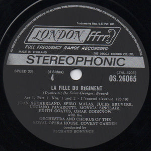 Donizetti* • Sutherland* • Pavarotti* • Malas* • Sinclair* • Orchestra* And Chorus Of The Royal Opera House Covent Garden* • Bonynge* : La Fille Du Régiment (2xLP, Album + Box)