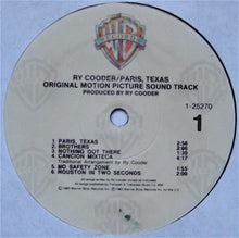 Load image into Gallery viewer, Ry Cooder : Paris, Texas (Original Motion Picture Soundtrack) (LP, All)
