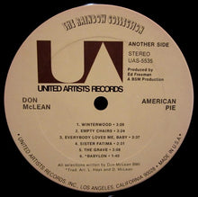 Load image into Gallery viewer, Don McLean : American Pie (LP, Album, Ter)
