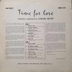 Gerard Blené : Time For Love (LP, Album, Mono)