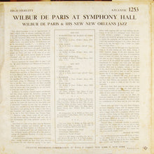 Load image into Gallery viewer, Wilbur De Paris And His New New Orleans Jazz : Wilbur De Paris At Symphony Hall (LP, Album)
