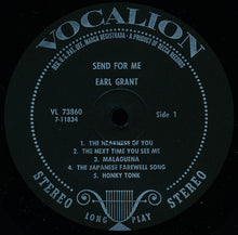 Load image into Gallery viewer, Earl Grant : Send For Me (LP, Album, RP, Pin)
