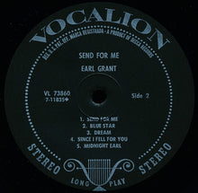 Load image into Gallery viewer, Earl Grant : Send For Me (LP, Album, RP, Pin)
