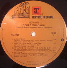 Load image into Gallery viewer, Geoff Muldaur : Motion (LP, Album, Win)
