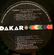 Load image into Gallery viewer, Tyrone Davis : Tyrone Davis' Greatest Hits (LP, Comp)
