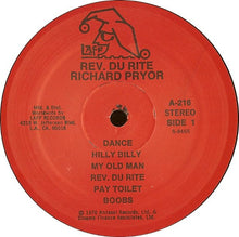 Laden Sie das Bild in den Galerie-Viewer, Richard Pryor : Rev. Du Rite (LP, Album, RE)
