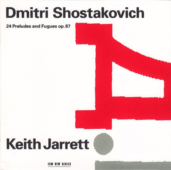 Dmitri Shostakovich, Keith Jarrett : 24 Preludes And Fugues Op. 87 (2xCD, Album, RE)