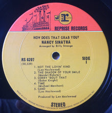 Laden Sie das Bild in den Galerie-Viewer, Nancy Sinatra : How Does That Grab You? (LP, Album, RP)
