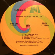 Load image into Gallery viewer, Elton John : Madman Across The Water (LP, Album, San)
