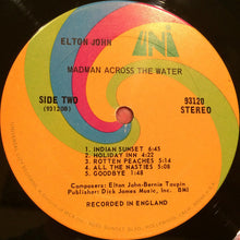 Load image into Gallery viewer, Elton John : Madman Across The Water (LP, Album, San)
