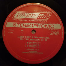 Load image into Gallery viewer, Georg Solti / Elgar* / The London Philharmonic Orchestra* : Pomp And Circumstance 1-5 / Cockaigne Overture / God Save The Queen (LP, Album)
