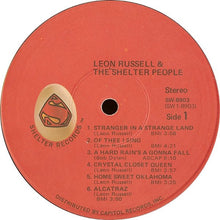 Laden Sie das Bild in den Galerie-Viewer, Leon Russell : Leon Russell And The Shelter People (LP, Album, Jac)
