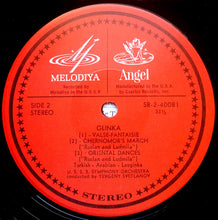 Load image into Gallery viewer, Glinka* / Yevgeny Svetlanov*, The U S S R Symphony Orchestra* : Music Of Glinka   Jota Aragonesa / Summer Night In Madrid / Kamarinskaya / Valse-Fantaisie/  Chernomor&#39;s March &amp; Oriental Dances From &quot;Russlan And Ludmila&quot; (LP)
