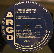 Load image into Gallery viewer, The Ramsey Lewis Trio : Bach To The Blues (LP, Album, Dee)
