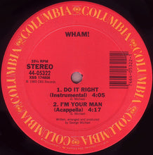 Load image into Gallery viewer, Wham! : I&#39;m Your Man (12&quot;)
