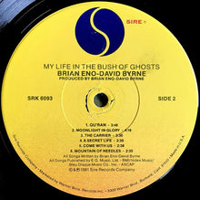 Laden Sie das Bild in den Galerie-Viewer, Brian Eno - David Byrne : My Life In The Bush Of Ghosts (LP, Album, Los)
