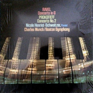 Ravel* / Prokofieff* - Nicole Henriot-Schweitzer, Charles Munch / Boston Symphony* : Concerto In G / Concerto No. 2 (LP, Comp)
