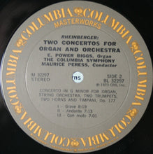 Load image into Gallery viewer, E. Power Biggs, Rheinberger* : Two Concertos For Organ &amp; Orchestra (LP, Album)
