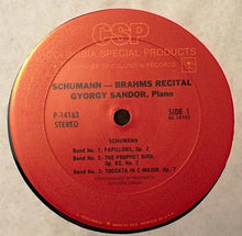 Load image into Gallery viewer, Gyorgy Sandor* : Schumann-Brahms Recital (LP)
