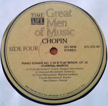 Laden Sie das Bild in den Galerie-Viewer, Frédéric Chopin : Great Men Of Music (4xLP, Album, Comp + Box)
