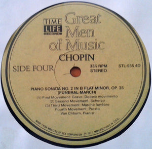 Frédéric Chopin : Great Men Of Music (4xLP, Album, Comp + Box)