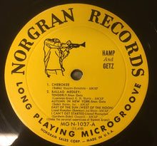 Load image into Gallery viewer, Lionel Hampton And Stan Getz : Hamp And Getz (LP, Album, Mono, RCA)
