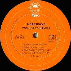 Heatwave : Too Hot To Handle (LP, Album, San)