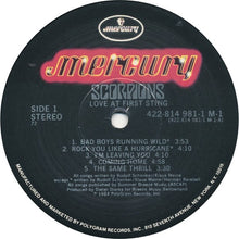 Load image into Gallery viewer, Scorpions : Love At First Sting (LP, Album, 72 )
