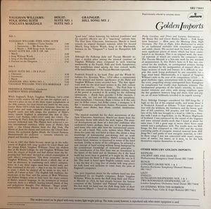 Holst* / Vaughan Williams* / Grainger* / Eastman Wind Ensemble, Frederick Fennell : Holst / Vaughan Williams / Grainger (LP, Album, RE, Ele)