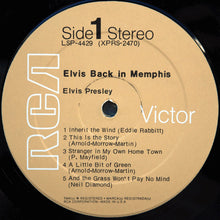 Charger l'image dans la galerie, Elvis Presley : Elvis Back In Memphis (LP, Album, RE)
