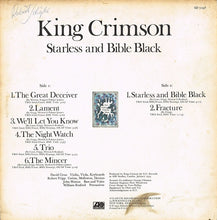 Charger l'image dans la galerie, King Crimson : Starless And Bible Black (LP, Album, RE, PRC)
