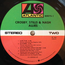 Laden Sie das Bild in den Galerie-Viewer, Crosby, Stills &amp; Nash : Allies (LP, Album, All)
