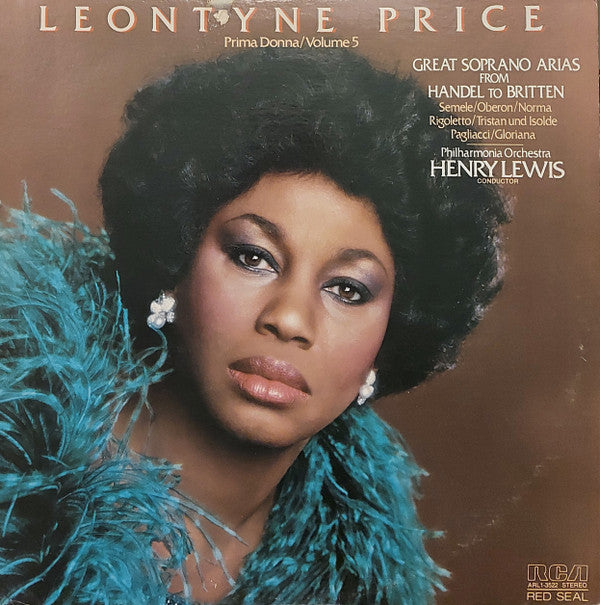 Leontyne Price / Philharmonia Orchestra / Henry Lewis : Prima Donna / Volume 5  (LP)