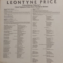 Laden Sie das Bild in den Galerie-Viewer, Leontyne Price / Philharmonia Orchestra / Henry Lewis : Prima Donna / Volume 5  (LP)
