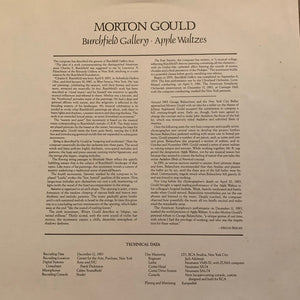 Morton Gould, American Symphony Orchestra* : Morton Gould Conducts His Burchfield Gallery And Apple Waltzes (LP)