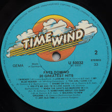 Load image into Gallery viewer, Fats Domino : 20 Greatest Hits (LP, Comp)
