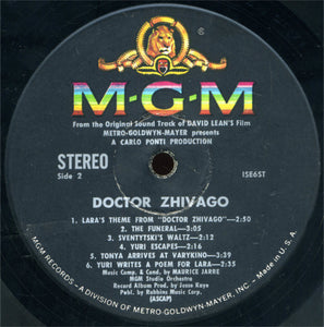 Maurice Jarre : Doctor Zhivago Original Soundtrack Album (LP, Album, Gat)