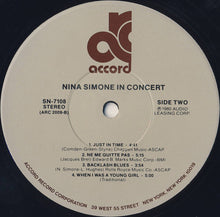 Charger l'image dans la galerie, Nina Simone : Nina Simone In Concert (LP, Album, RE)
