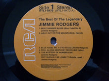 Load image into Gallery viewer, Jimmie Rodgers : The Best Of The Legendary Jimmie Rodgers (LP, Comp)
