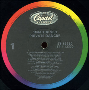 Tina Turner : Private Dancer (LP, Album, Jac)