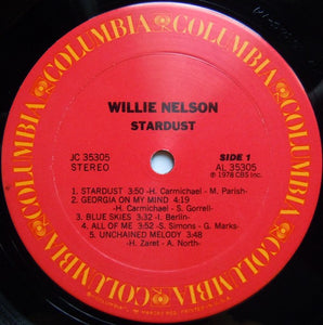 Willie Nelson : Stardust (LP, Album, San)