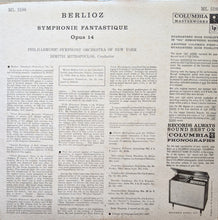 Charger l&#39;image dans la galerie, Berlioz*, Philharmonic-Symphony Orchestra Of New York, Dimitri Mitropoulos : Symphonie Fantastique Op. 14 (LP)
