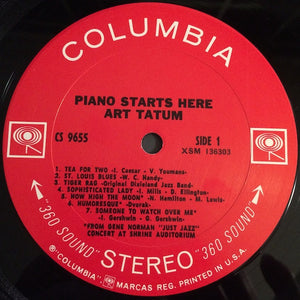 Art Tatum : Piano Starts Here (LP, Comp)