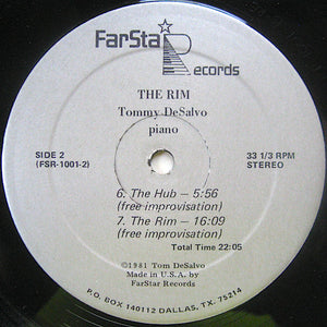 Tommy DeSalvo : Plays From The Rim (LP)