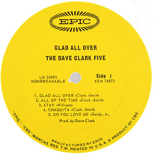 The Dave Clark Five : Glad All Over (LP, Album, Mono, RP, Ter)