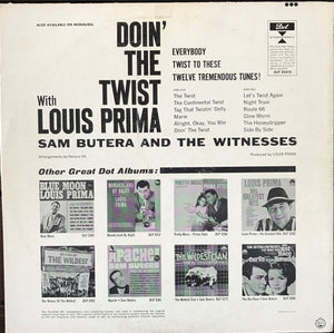 Louis Prima, Sam Butera And The Witnesses : Doin' The Twist With Louis Prima (LP)