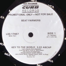Charger l'image dans la galerie, The Beat Farmers : Key To The World (12", Single, Promo)
