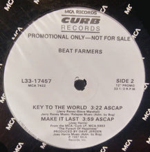 Charger l'image dans la galerie, The Beat Farmers : Key To The World (12", Single, Promo)
