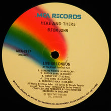 Laden Sie das Bild in den Galerie-Viewer, Elton John : Here And There (LP, Album, Pin)
