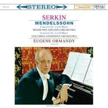 Load image into Gallery viewer, Mendelssohn*, Rudolf Serkin / Eugene Ormandy Conducts The Philadelphia Orchestra And The Columbia Symphony Orchestra* : Piano Concerto Nos. 1 &amp; 2 (LP, RE)
